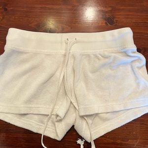 HARDTAIL WHITE TERRY CLOTH SHORTS SIZE MEDIUM